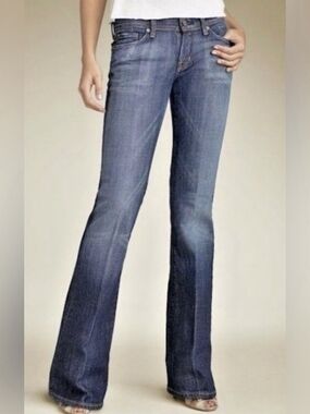 Citizens Of Humanity Awesome Vintage Ingrid Low Waist Flare  Distressed